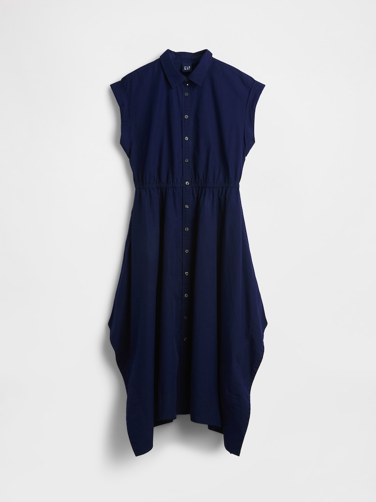 Poplin Handkerchief Shirtdress