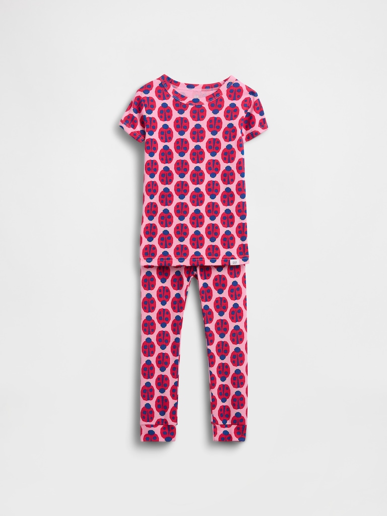 Baby & Toddler Organic Brushed Cotton Ladybug PJ Set