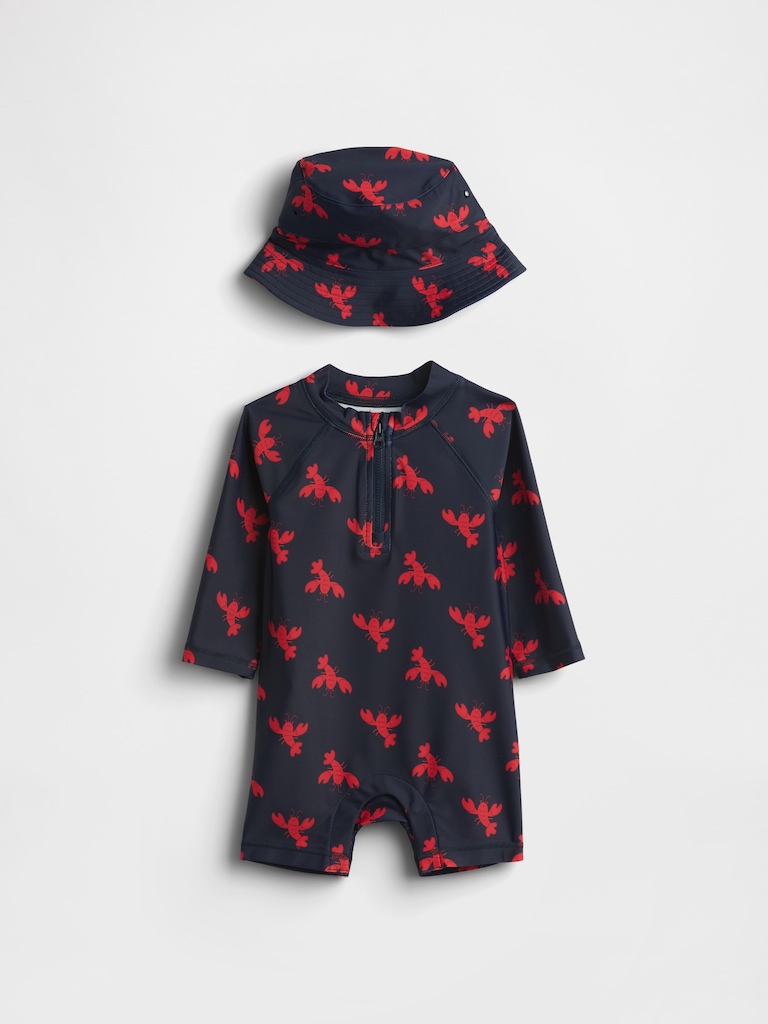 Baby Rash Guard Swim Set