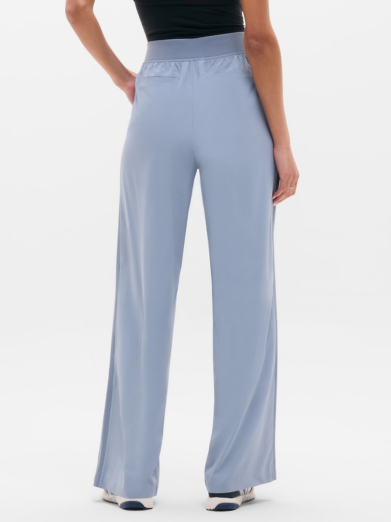 Brooklyn Mid Rise Wide Leg Pant
