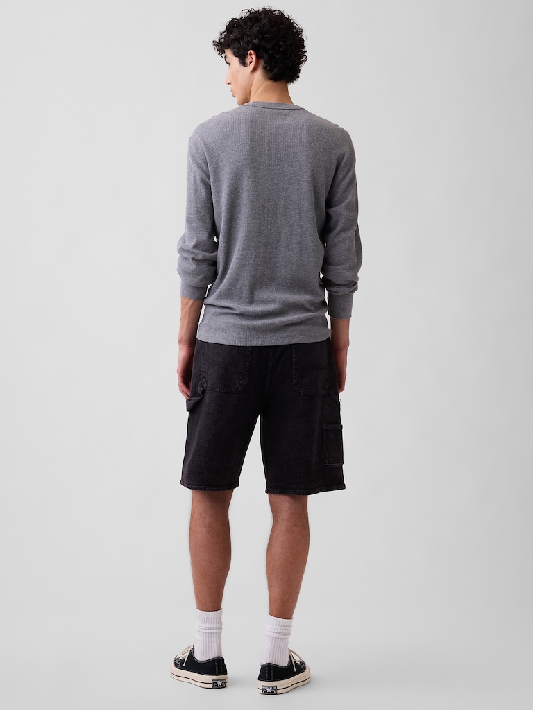 9" Denim Carpenter Shorts