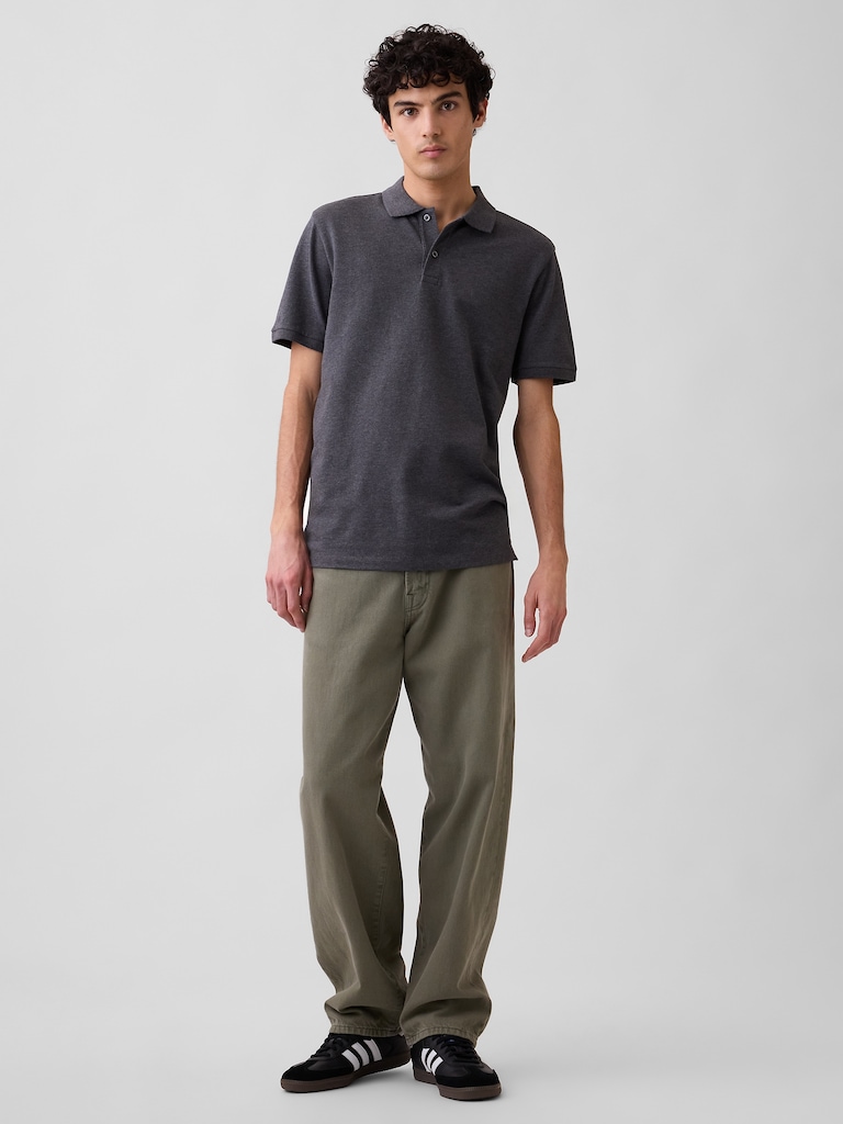 Stretch Pique Polo Shirt