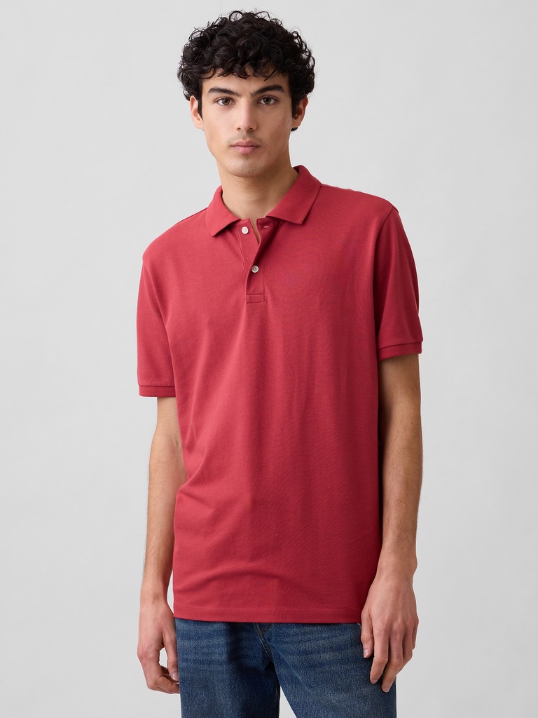 Stretch Pique Polo Shirt
