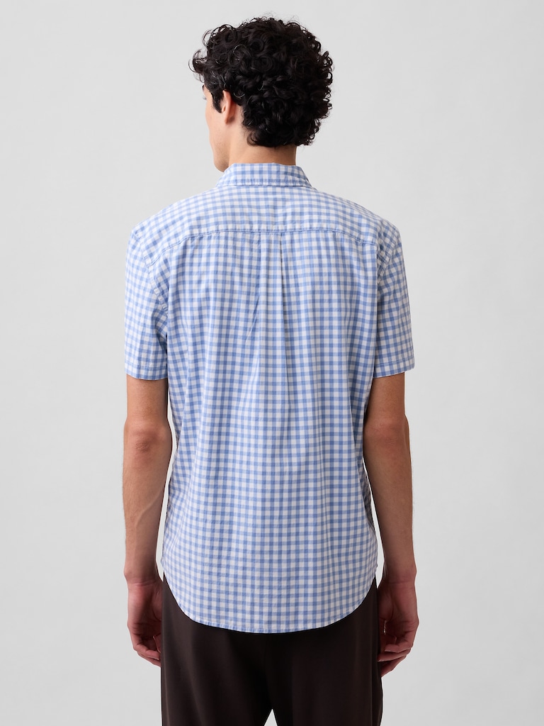 Stretch Poplin Shirt in Standard Fit