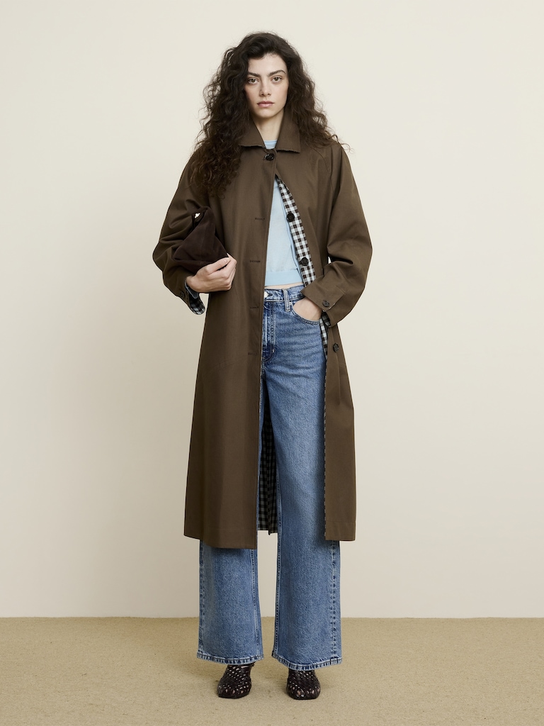 Reversible Cotton Car Coat