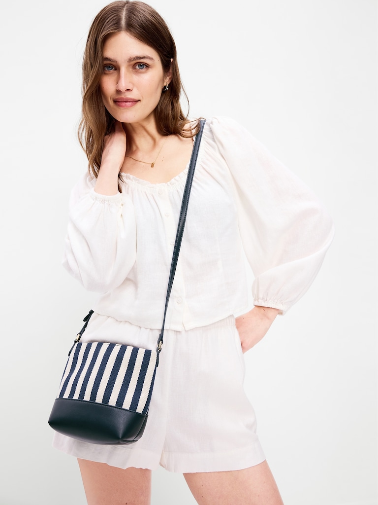 Small Preppy Bucket Bag