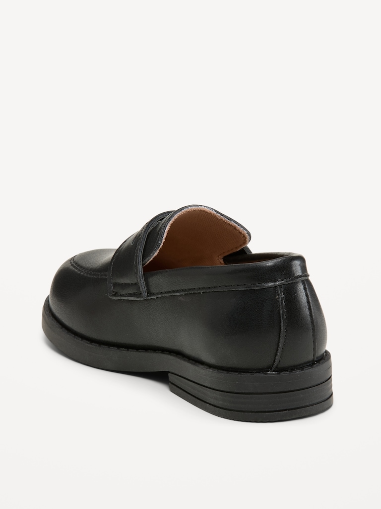 Faux-Leather Loafers for Toddler Boys