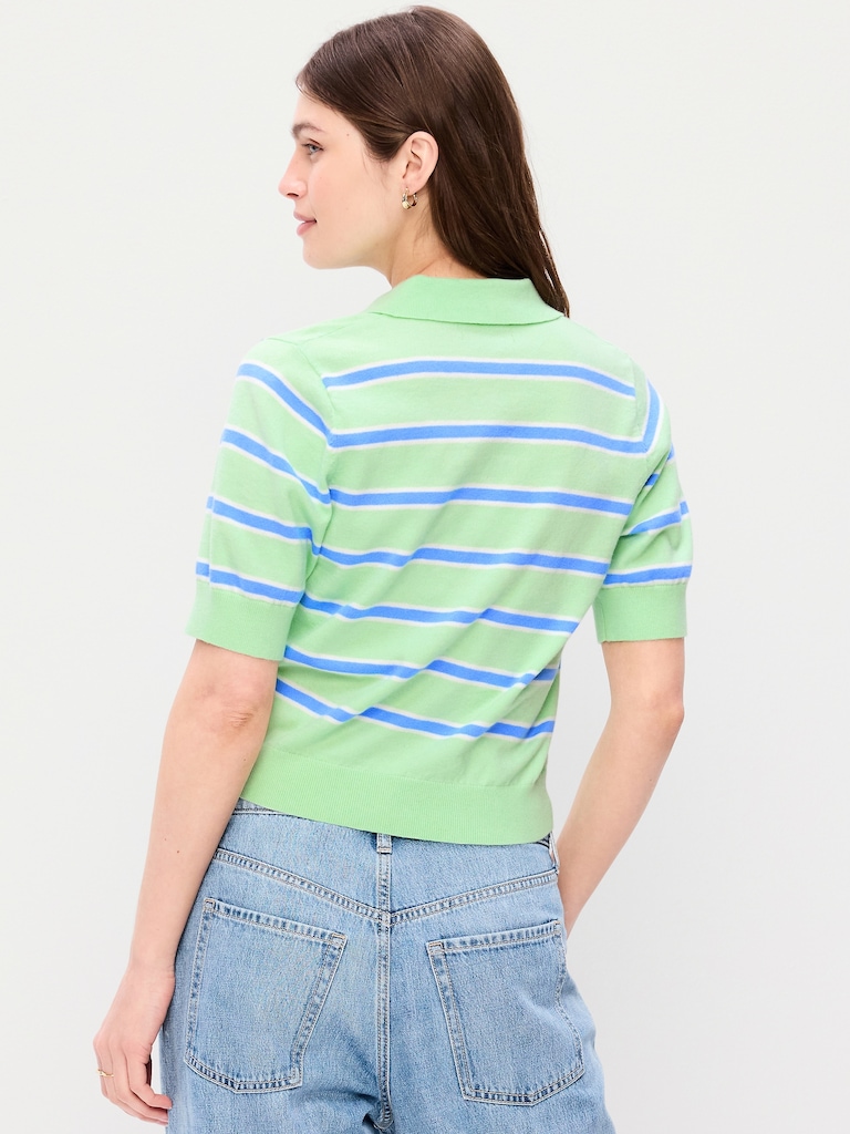 SoSoft Lite Short-Sleeve Cropped Polo