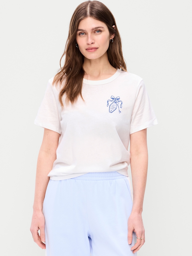 EveryWear Crew-Neck Graphic T-Shirt