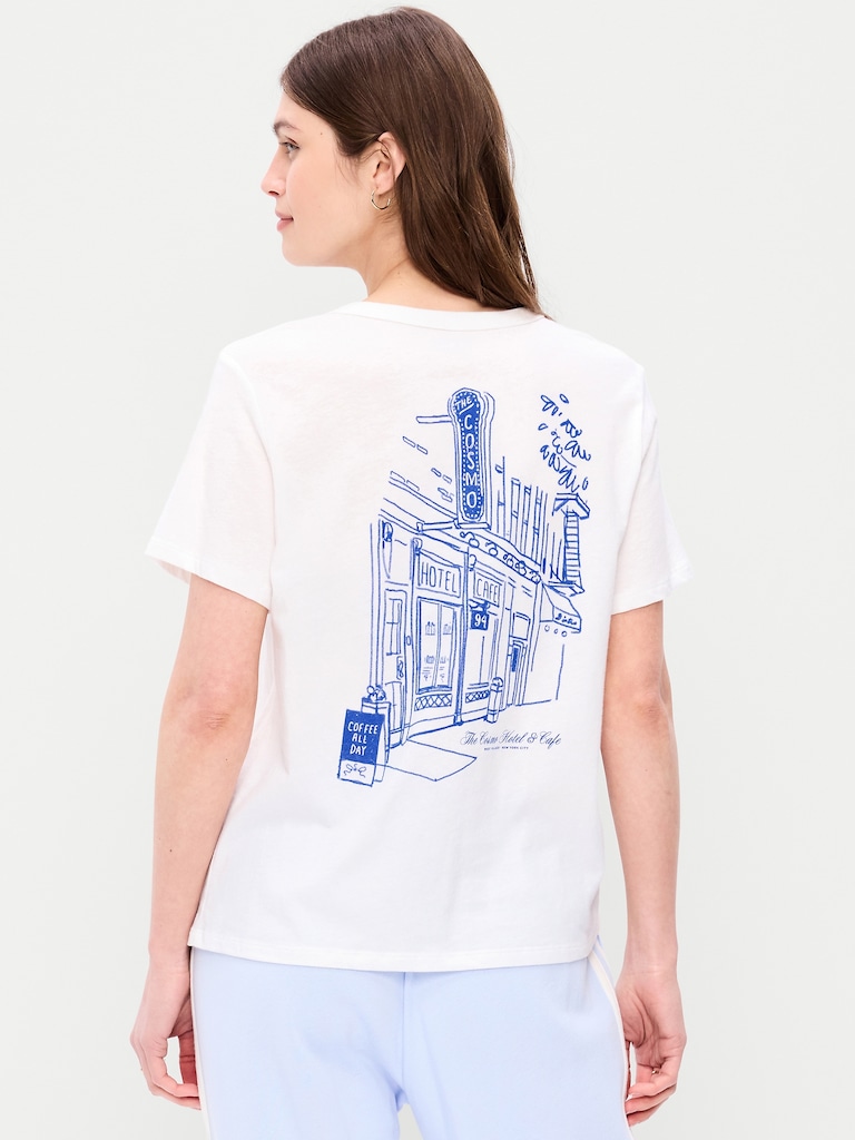 EveryWear Crew-Neck Graphic T-Shirt