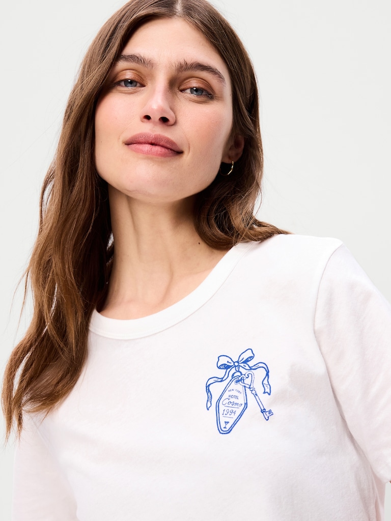 EveryWear Crew-Neck Graphic T-Shirt