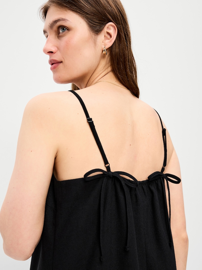 Strappy Mini Shift Dress