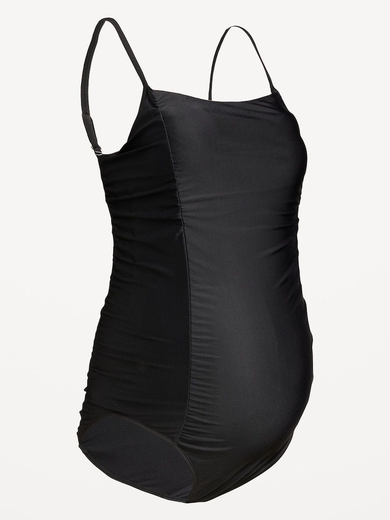 Maternity Ruched One-Piece Swimsuit