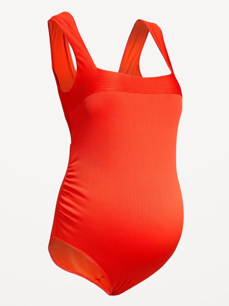 Maternity Structured One-Piece Swimsuit