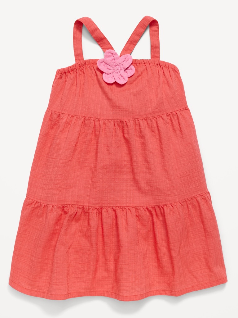Sleeveless Tiered Dress for Toddler Girls