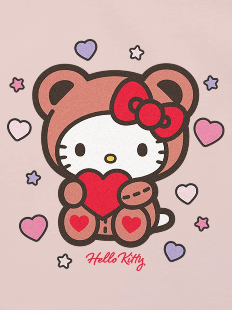Toddler Hello Kitty Valentine Bear Graphic T-Shirt