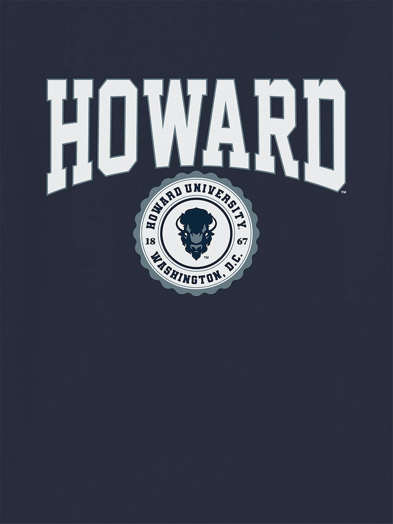 Howard University Collegiate Graphic T-Shirt for Men