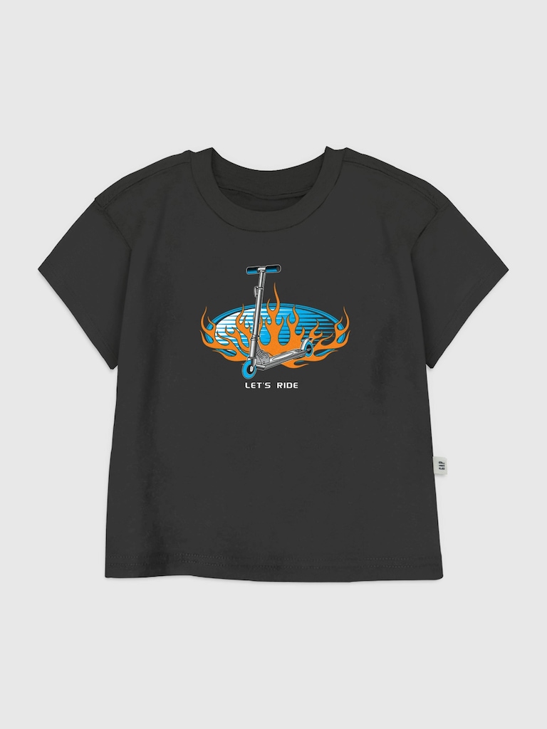 Toddler Lets Ride Graphic T-Shirt