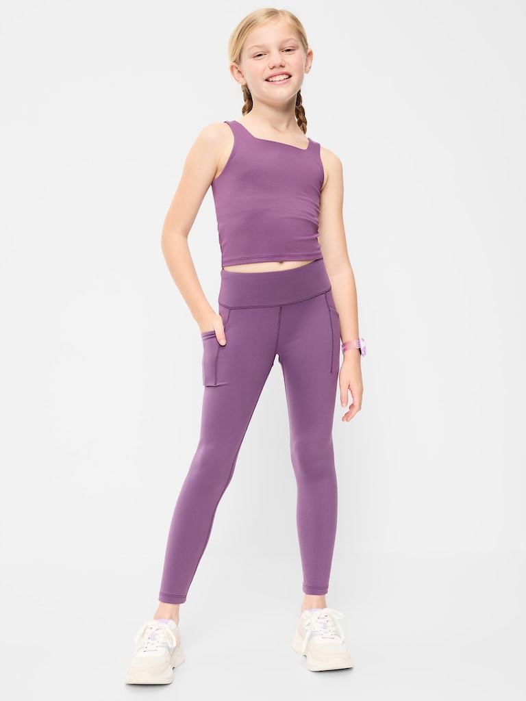 High-Waisted StudioSmooth 7/8 Leggings for Girls