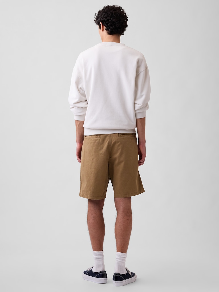 9" Essential Khaki Shorts