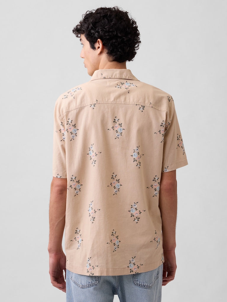 Linen-Blend Vacay Shirt in Standard Fit
