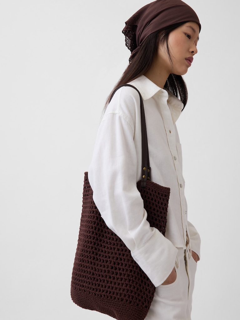 Crochet Tote Bag