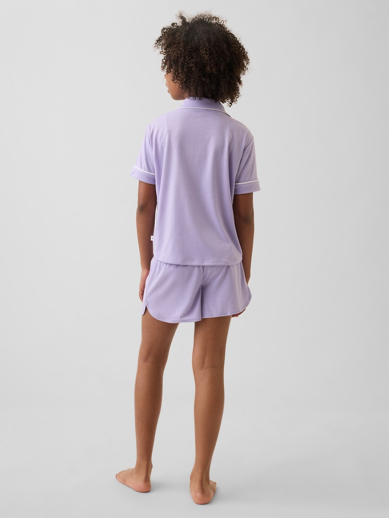 Kids Recycled PJ Short Set
