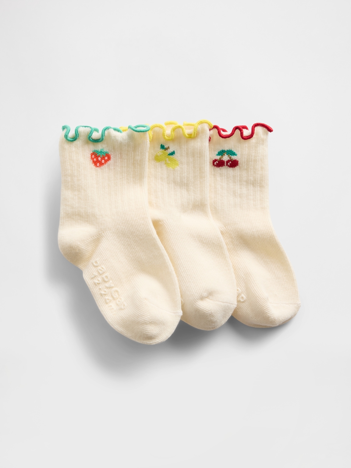 Baby & Toddler Ruffle Crew Socks (3-Pack)