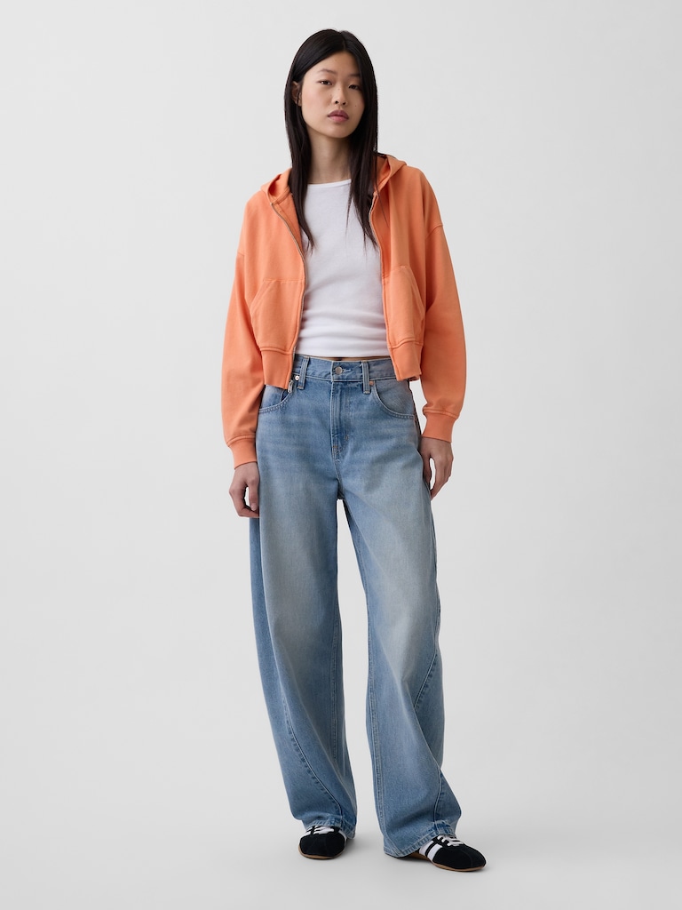 VintageSoft Terry Zip Hoodie