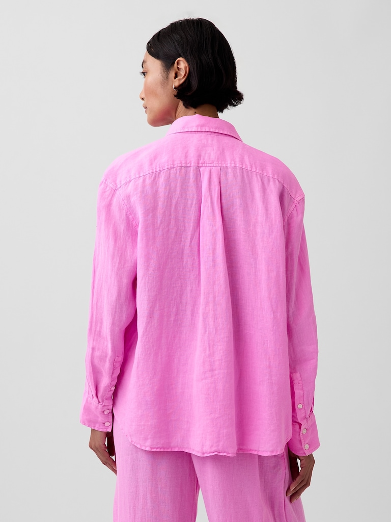 100% Linen Oversized Shirt