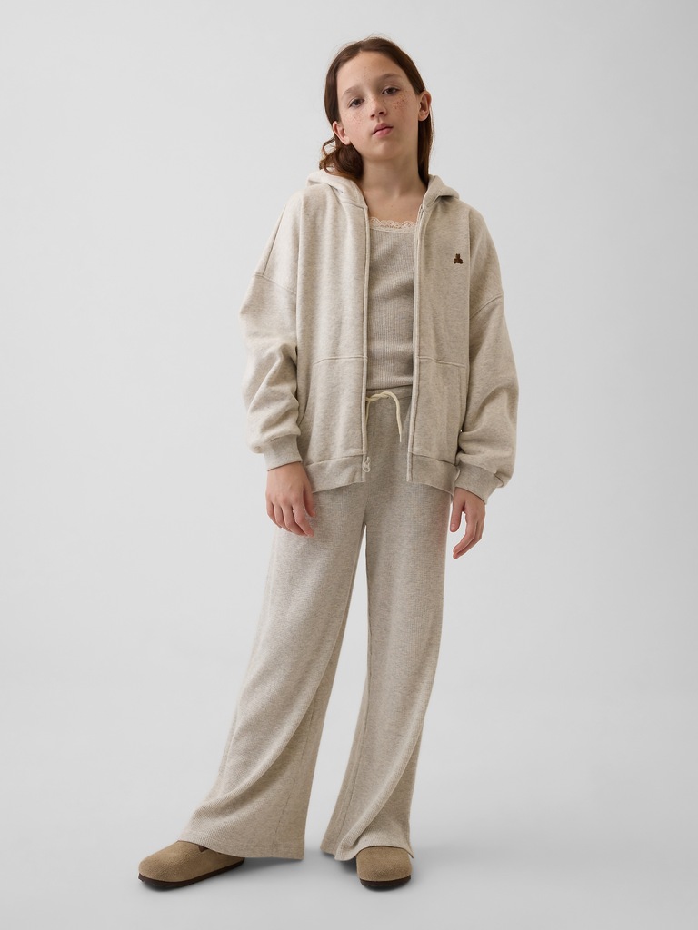 Kids VintageSoft Oversized Zip Hoodie