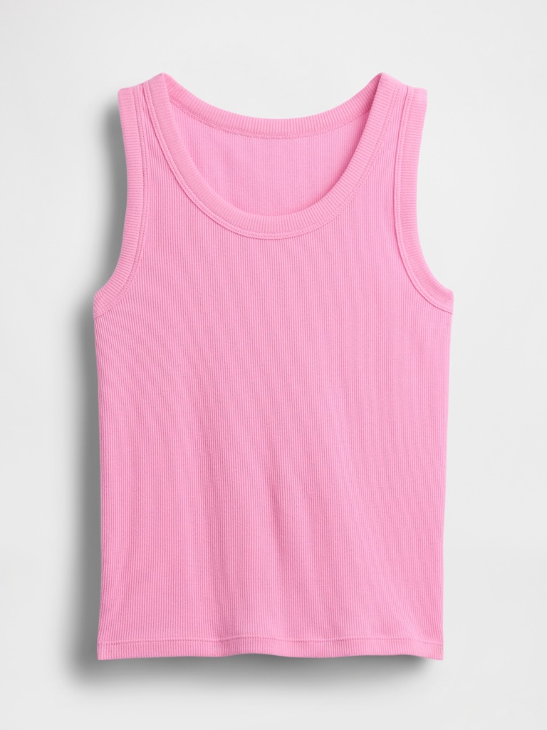 Kid Rib Scoop Tank Top