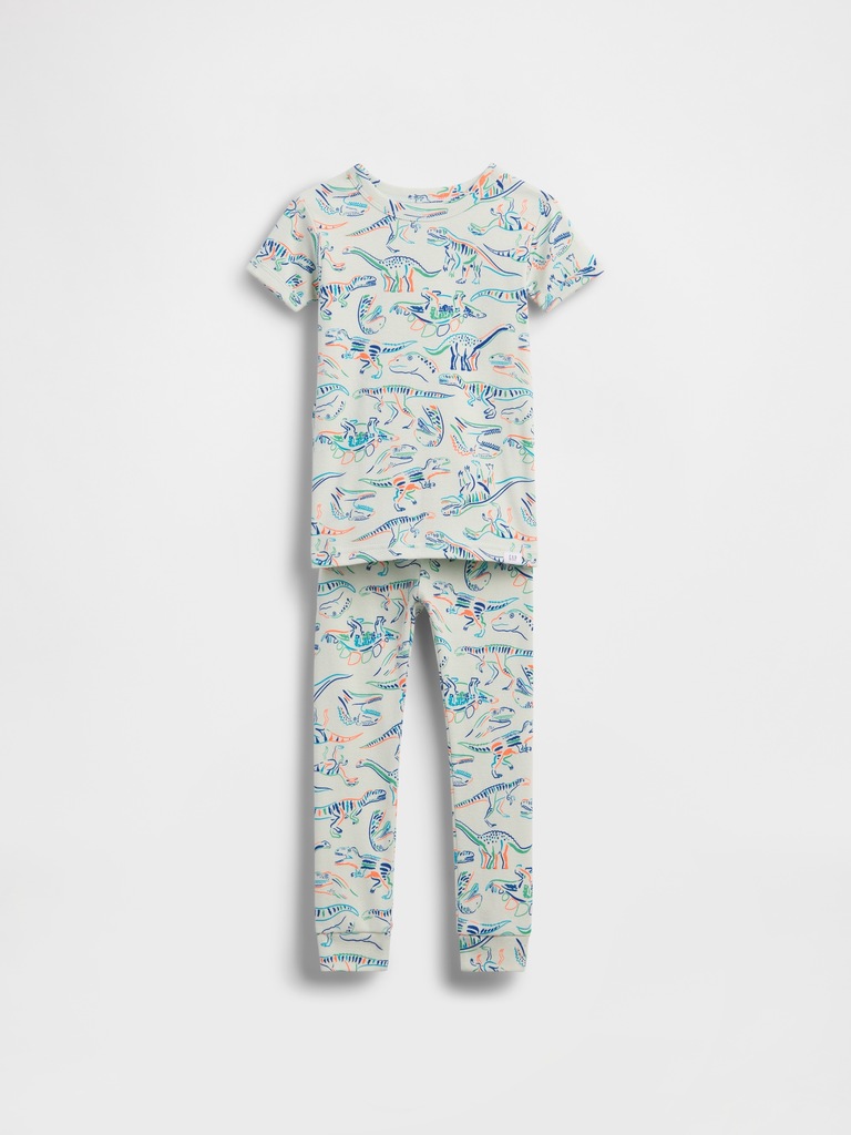 Baby & Toddler Organic Brushed Cotton Dino PJ Set