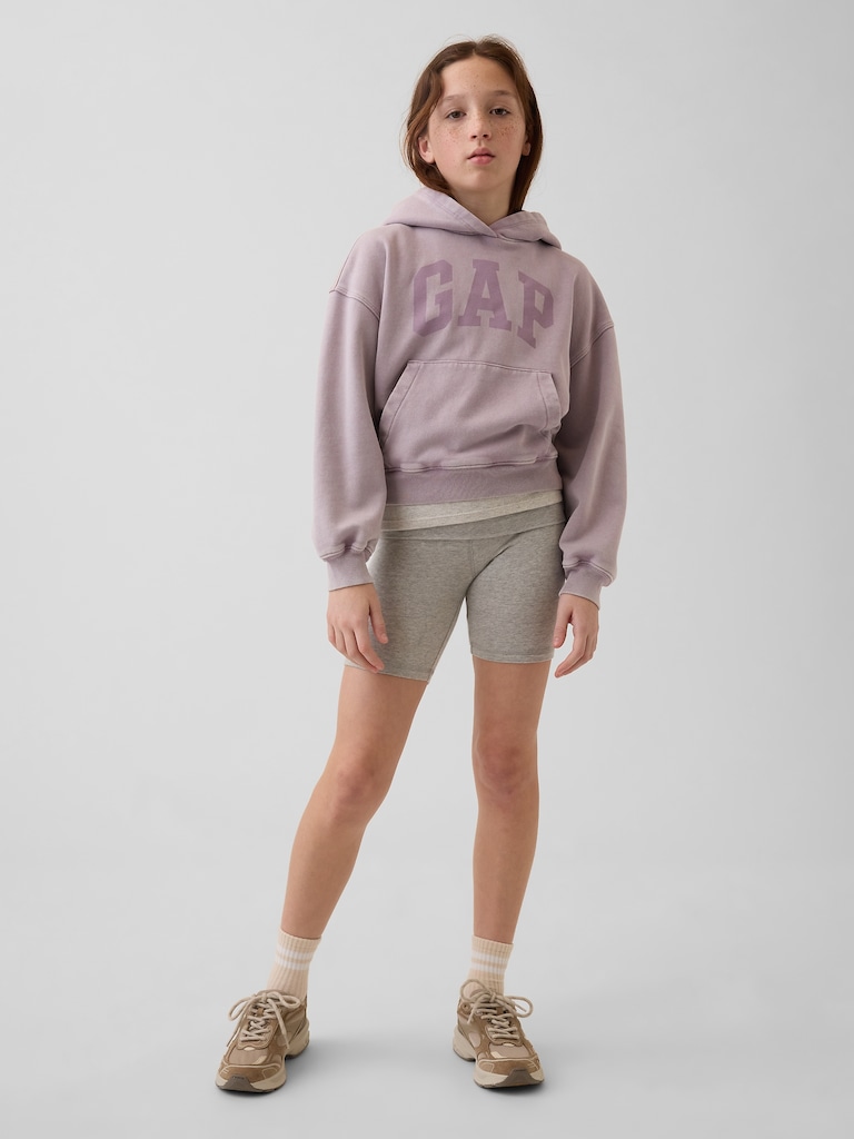 Kids Foldover Bike Shorts