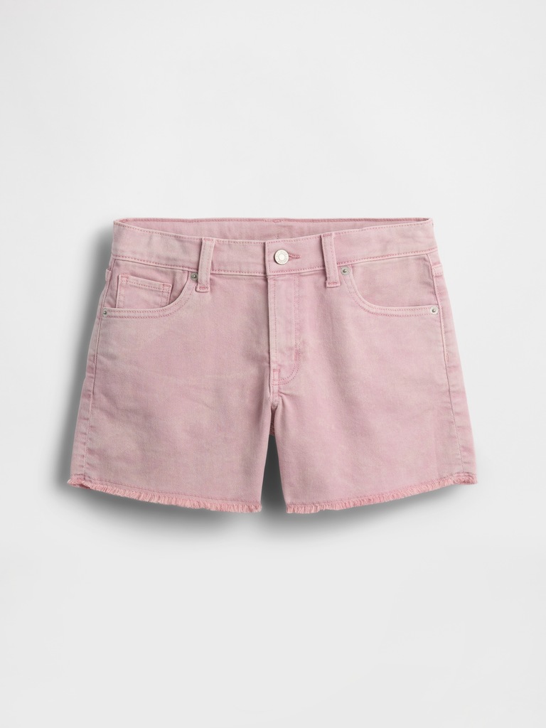 Kids Low Rise Stride Denim Shorts