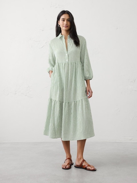 Women's Green Dresses | Banana Republic Factory
