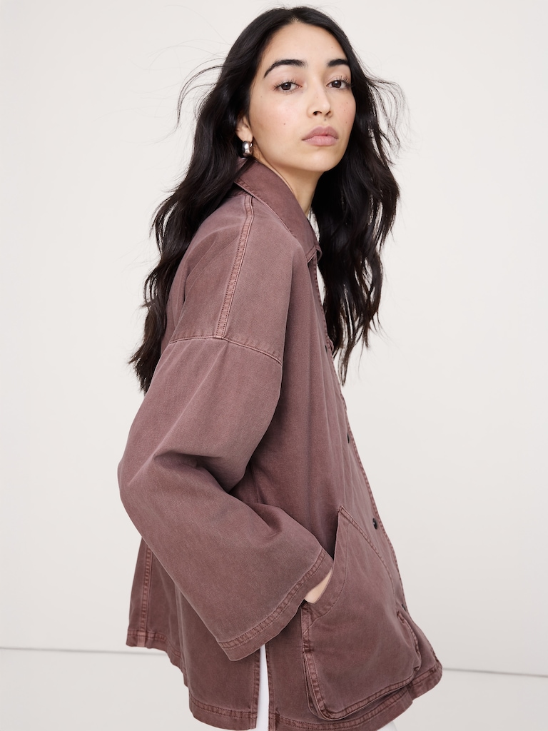 Washed Cotton Chore Jacket