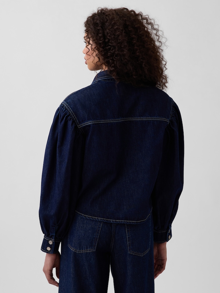 Gap × HFR Balloon-Sleeve Denim Shirt by LaTouché