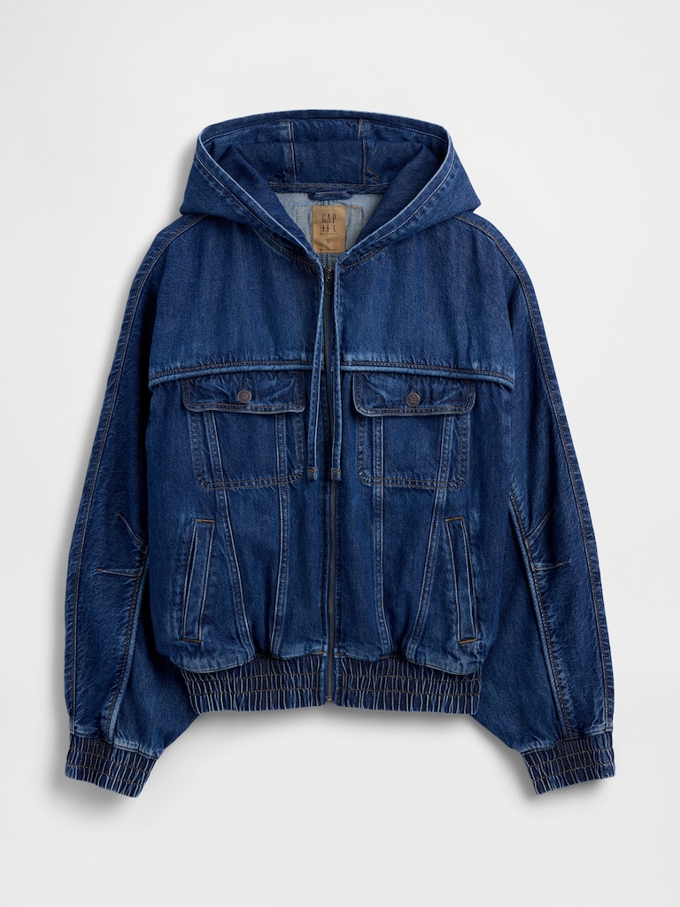 Gap × HFR Denim Zip Hoodie by Daveed Baptiste