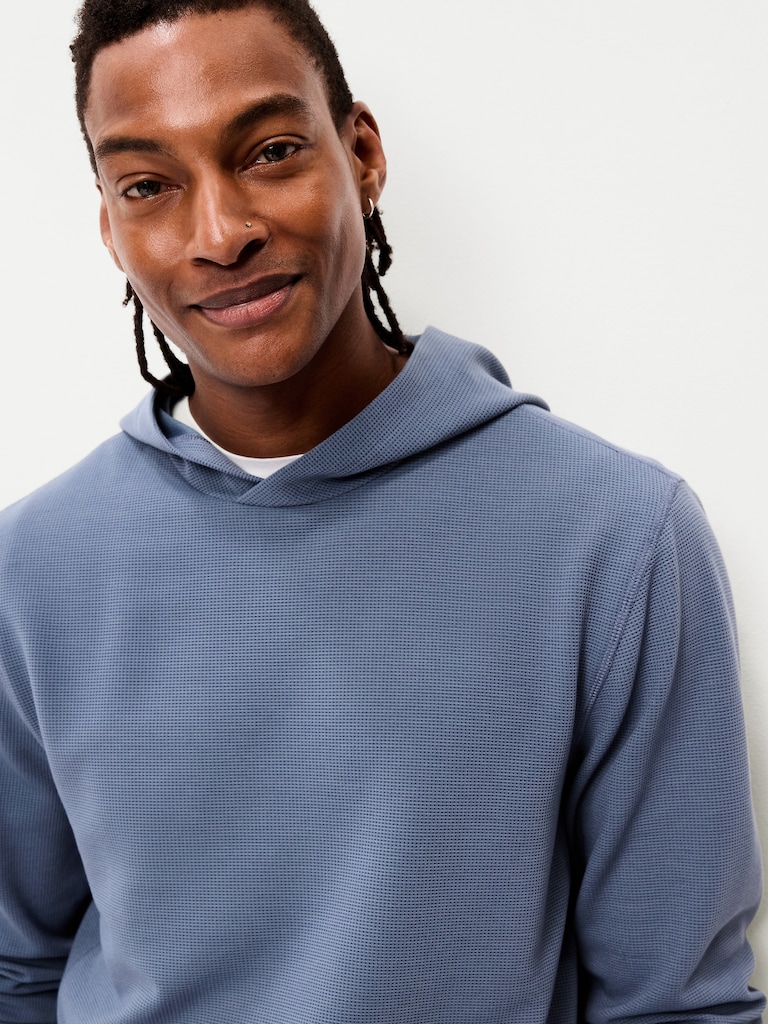 Chandail à capuchon en tissu gaufré PureDétente