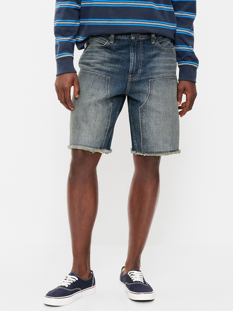 Baggy Carpenter Jean Shorts-- 10-inch inseam