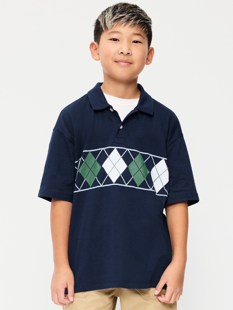 Oversized Polo Shirt for Boys
