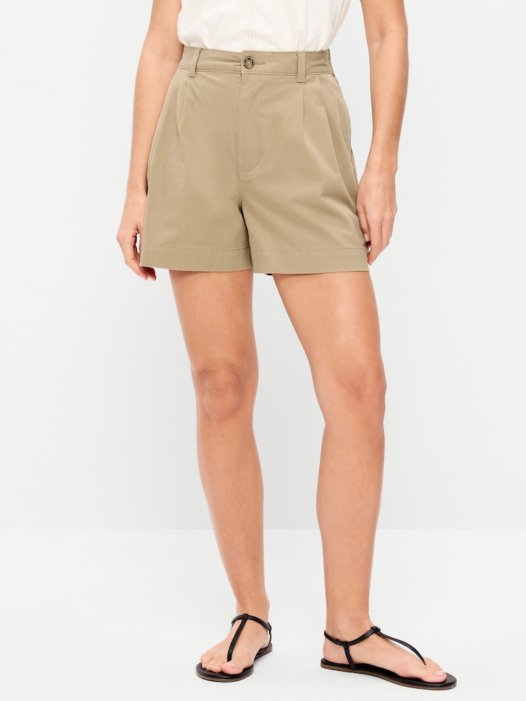 High-Waisted OGC Chino Shorts -- 4-inch inseam