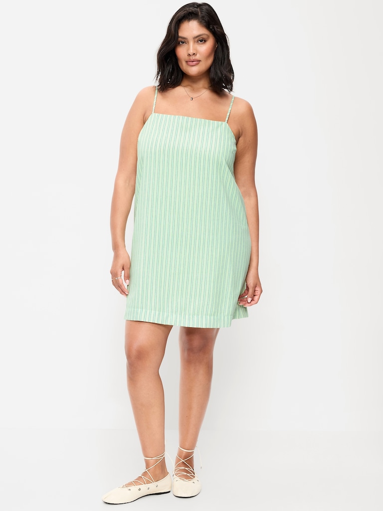 Strappy Mini Shift Dress