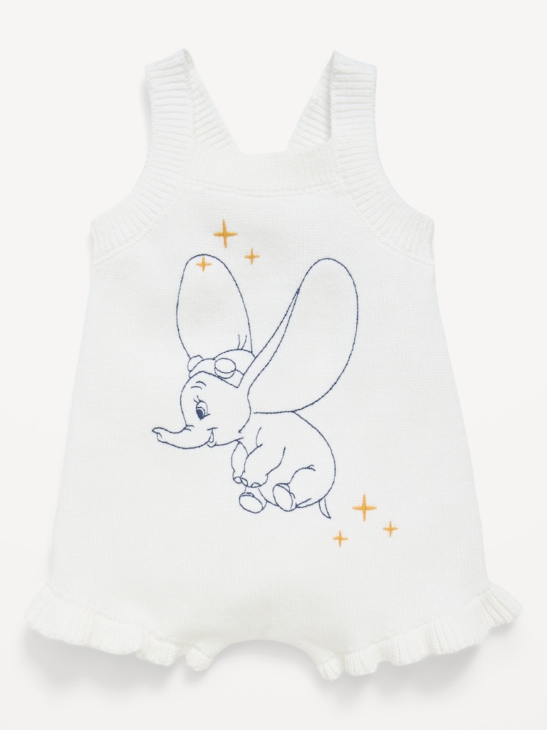 Disney© Dumbo Sweater-Knit Romper for Baby