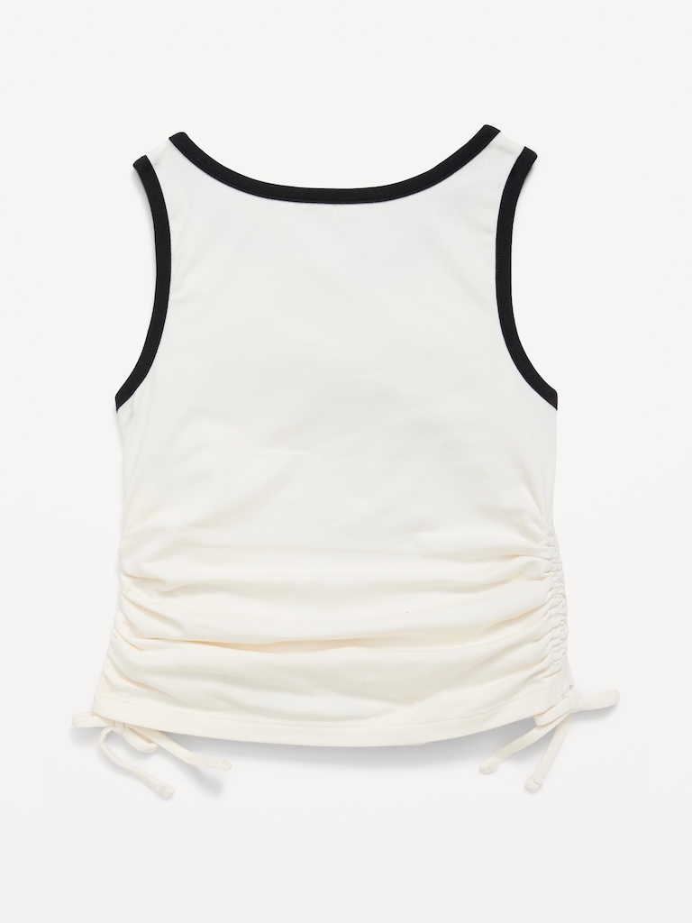 Side-Ruched Tank Top for Girls