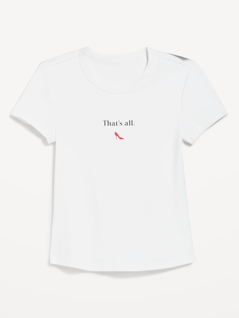T-shirt ajusté court Old Navy x Le Diable s’habille en Prada