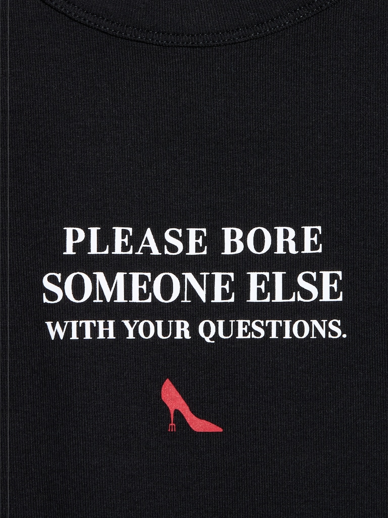 T-shirt ajusté court Old Navy x Le Diable s’habille en Prada