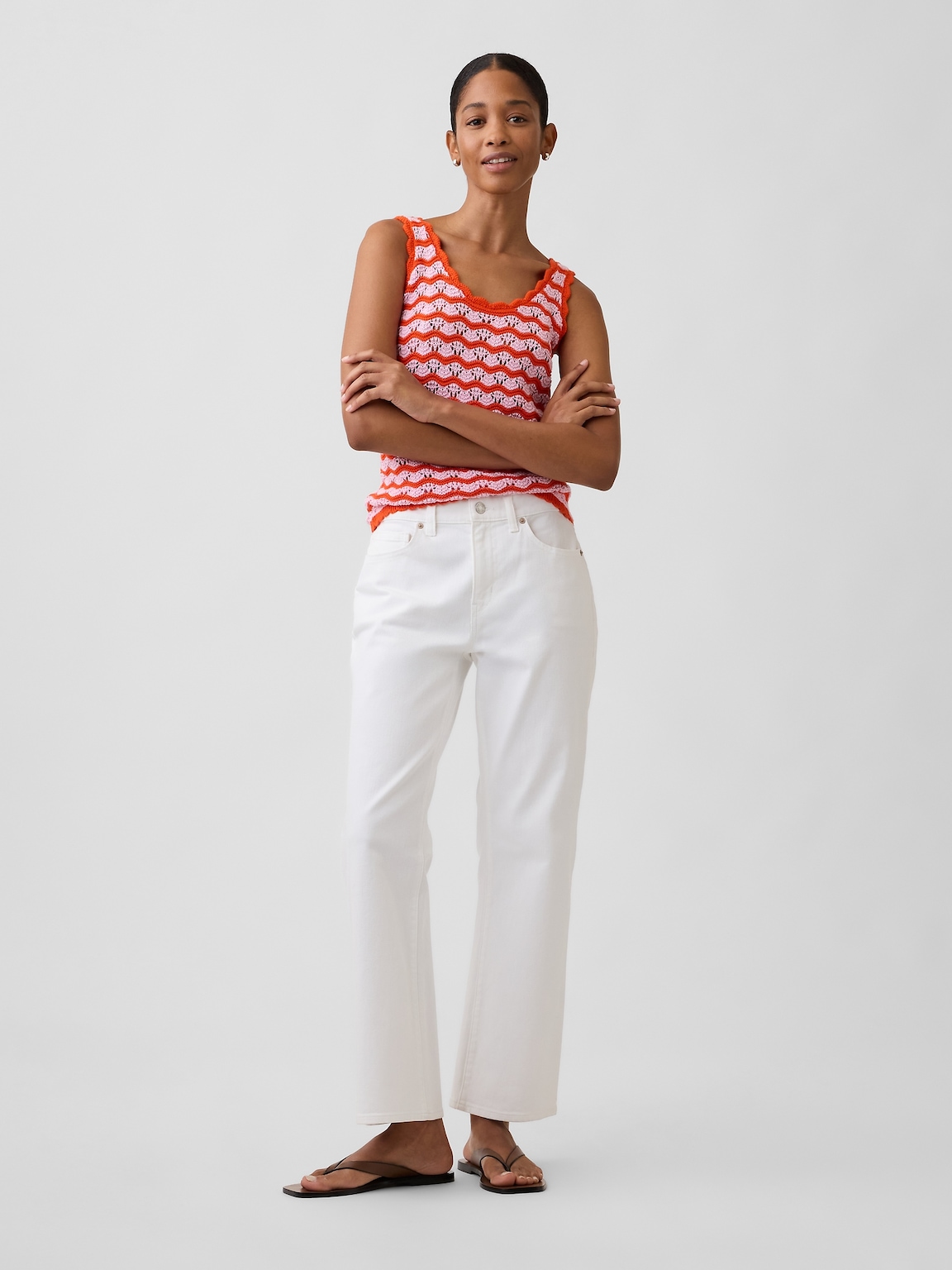 Crochet Scoopneck Tank Top
