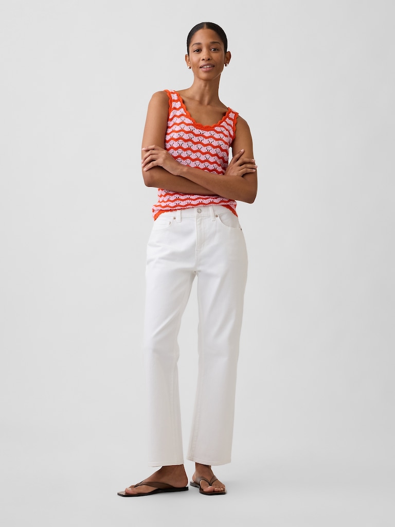 Crochet Scoopneck Tank Top